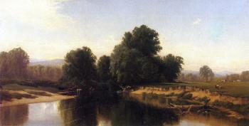 阿爾弗雷德 湯普森 佈雷奇 Cattle by the River 阿爾弗雷德 湯普森 佈雷奇 Cattle by the River